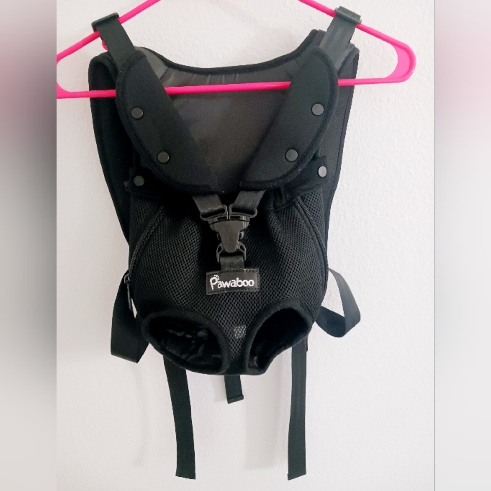 Pawaboo Black Pet Carrier Backpack, NWOT. Size S